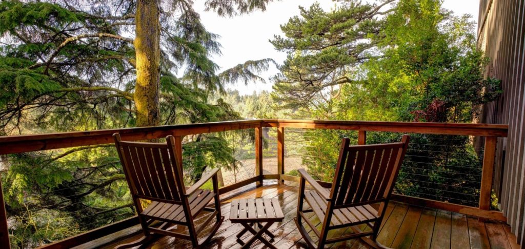 Balcony at Salishan Coastal Lodge