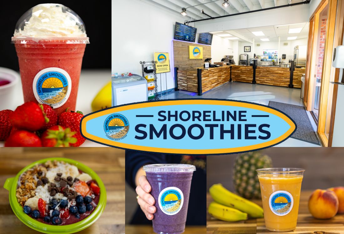 Shoreline Smoothies menu items