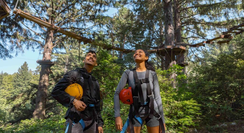 Soar Through The Trees at The Aerial Park