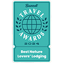 Sunset Travel Awards 2024 - Best Nature Lovers' Lodging