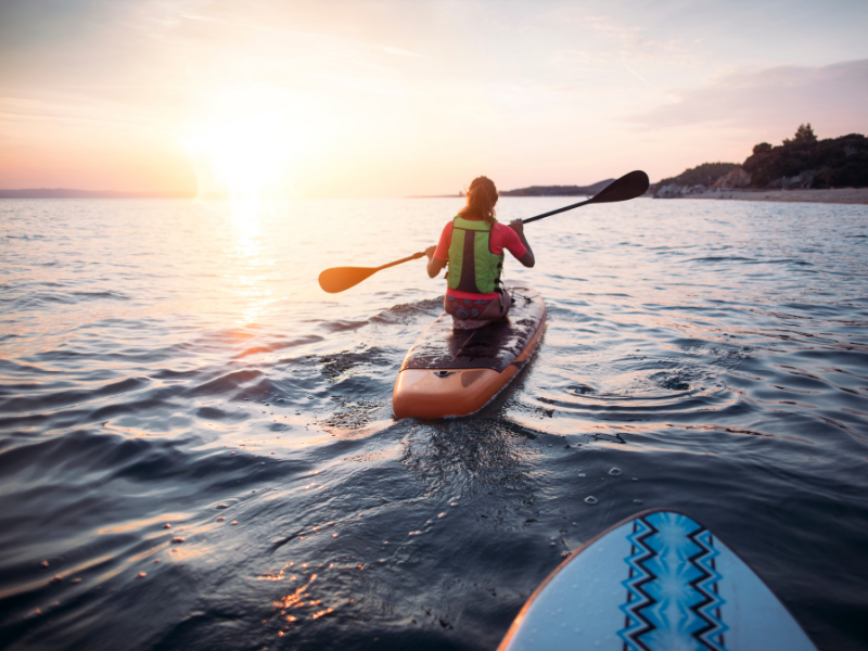Kayaking at Salishan Coastal Lodge by SCP Hotels