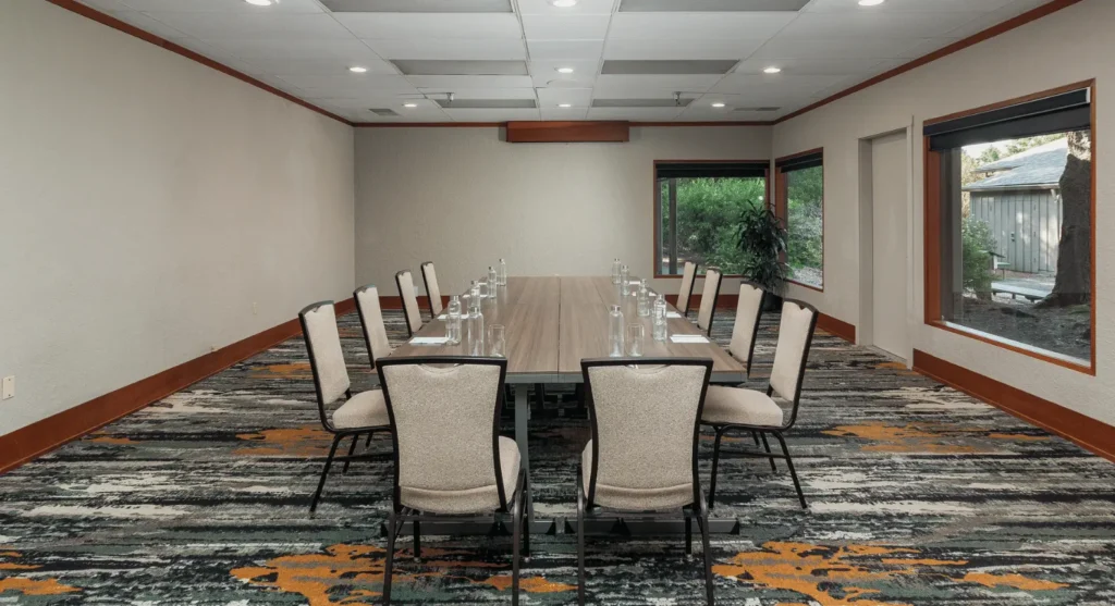 Explore the Sitka Room at Salishan Coastal Lodge, perfect for an Oregon Coast meeting.