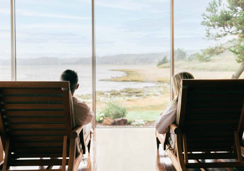 Couple at The Spa at Salishan